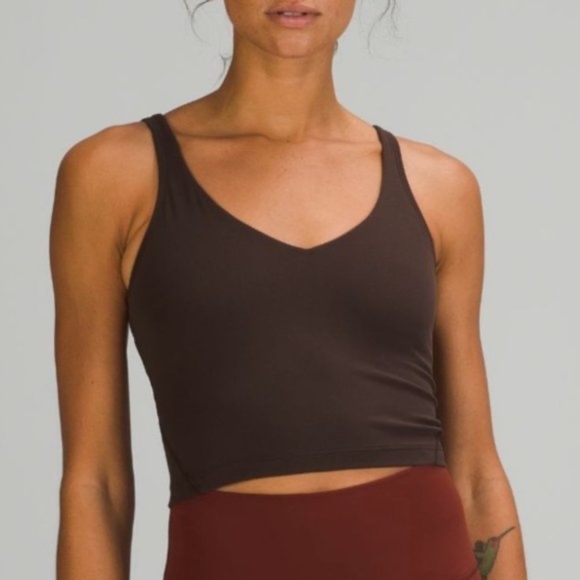 lululemon athletica Tops - NEW Lululemon Align Tank Top French Press Brown Size 12